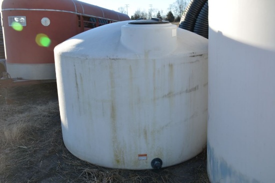 Poly Water Tank, 1,500 Gallon