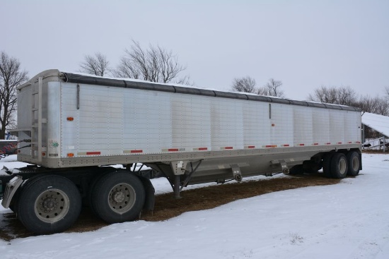 1990 Timpte Hopper Trailer; 40ft; Mini Air Ride; New Roll Over Tarp; Low Si