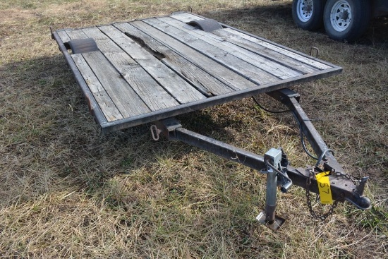 Homemade 12 Ft Tilt Bed Trailer, Bumper Hitch