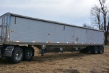 1990 Timpte Hopper Trailer; 40ft; Air Ride; Roll Over Tarp; High Sided; 11r