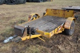 Homemade Hydra Drop Trailer Ground Level W/ Pump, 4x8 Deck