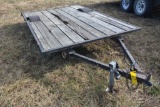 Homemade 12 Ft Tilt Bed Trailer, Bumper Hitch