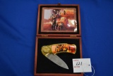 Indian Folding Knife In Case, 4