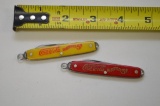 Coca Cola Single Blade Pocket Knife N- Yellow & Coca Cola Single Blade Pock