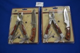 2 - Winchester Knife & Tool Gift Set, 15 Feature Multi Tool & Fixed Blade W