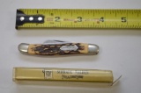 Uncle Henry 3 Blade Pocket Knife W/ Delrin Stag Handle # 897uh,