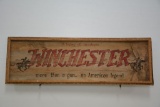 Winchester Wooden Sign