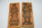 Victorian Man & Woman Cookie Mold/press - 14 1/2 In.