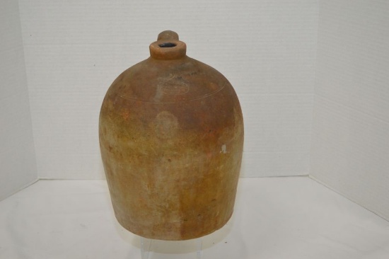 Beehive Crock Jug, 2 Gallon, Stamped - Desmoines, Iowa