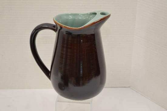 Red Wing Brown & Blue Water Pitcher