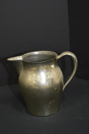 Solid Pewter Water Pitcher