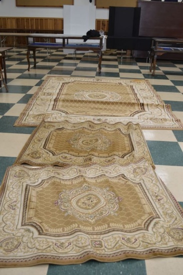 Group Of 3 Area Rugs, 1 - 7'9" X 10'4" And 2 - 4'x5'