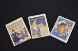 Group Of 3 Miniature Books Copyright 1914 By Whitehall Press: The Lion Girl