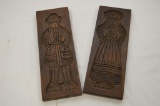 German Man & Woman Cookie Mold/press - 12 In.