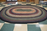 Oval/round Braided Area Rug, Excellent Condition, 10'3