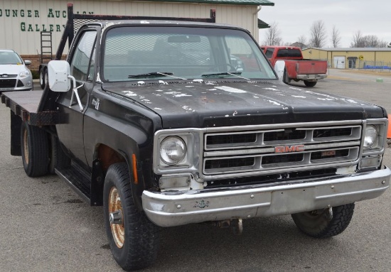 1976 Gmc Pickup, K2500, 4 Wd, 3/4 Ton, Dual Exhaust, Flat Bed, 400 Empire G