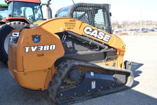 2014 Case Tv380, 67.2 Original Owner Hours, Ride Control, 2 Speed Hydro, Fr