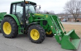 2010 - 6430 John Deere Mfwd - Left Hand Reverser W/ 2011 - 673 Loader W/ 40