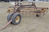 New Holland 56 Hay Rake, With Dolly Wheels On Tongue, 9'