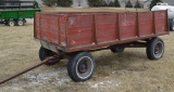 Bus Brown - Barge Wagon With Hoist