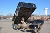 2011 One Owner Big Tex 14' Dump Trailer, Model 14lx With 2' Sides, 7' Loadi