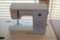 Janome 6260 Sewing Machine With Foot Pedal And Sewing Cabinet And Chair
