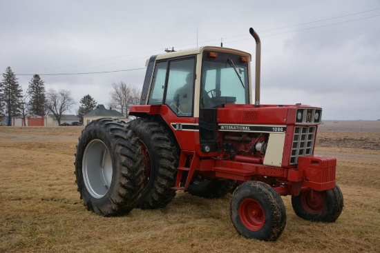 1977 International 1086 Diesel Tractor, Sn-16991, Dual Outlets, 18.4r-38” R