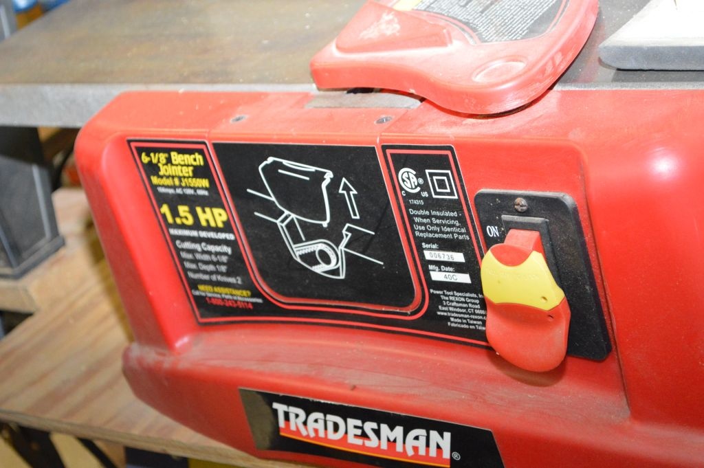 Tradesman Joiner 6-1/8” With Stand, 1.5 