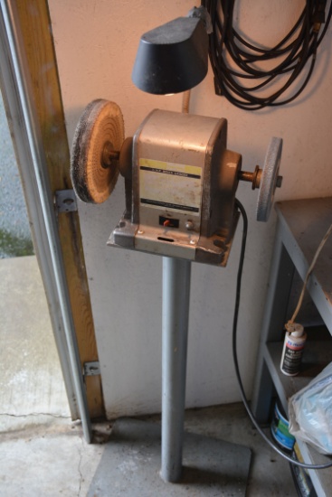 Sears 1/3 Hp Bench Grinder On Stand