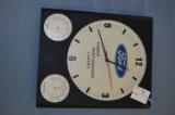 Ford Power Performance Luxury Clock/barometer/thermometer Wall Clock