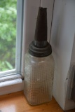 Glass Vintage Oil Bottle