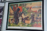Wall Calendar Print Only, Framed Of Camping Trip, “invaded” By Emmett Watso