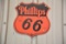Phillips 66 Porcelain Sign, Off Gas Pump, 10