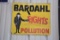 Bardahl Fights Pollution Metal Sign