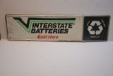 Interstate Batteries Metal Sign, 30