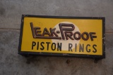 Leak Proof Piston Rings Lighted Sign, 25