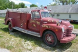 1953 Chevrolet 6400 Fire Truck From Coffey, Mo, 261-6 Cycle, 4 Speed, 10,95