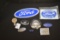 Lot Of Ford Miscellaneous Emblems & Decals, Some Porcelain