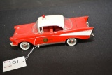 Fire Chief Car, 57 Chevy Bel Air, 1/24 Scale