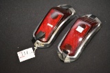Pair Of 1941 Cadillac Glass Tail Lights