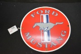 Ford 12 In. Ford Mustang Porcelain Sign
