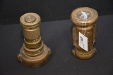 Pair Of Brass Vintage Fire Hose Nozzles