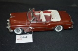 1953 Red Buick Skylark Convertible Die Cast Car By Danbury Mint