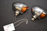 Pair Of Yellow Bumper Park Lights, Accessory, Nice