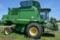 1997 John Deere 9600 Combine, 2wd, Contour Master, Single Point Hookup, Hea