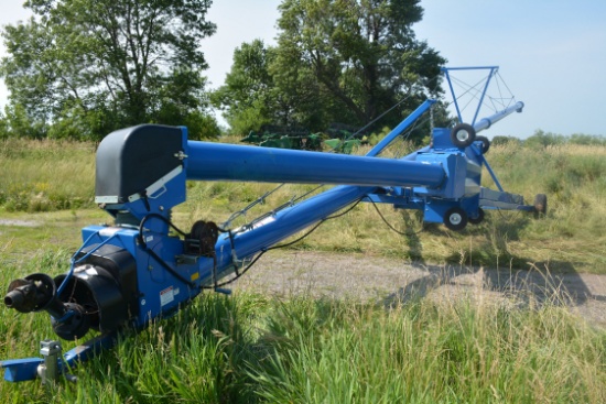 Brandt 1080 Auger, 10”x80’, Swing Around, 540pto, Like New