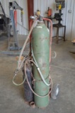 Acetylene Torch, Gauges and Cart Set