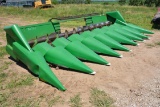 John Deere 843 8 Row Poly Corn Head, Headsight, Single Point Hookup, Sn: 38