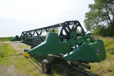 1997 John Deere 930 Flex Head, 30’, Poly Skid Plates, Full Width Steel Fing