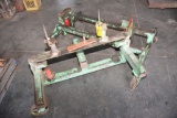 Tractor Splitting Stand On Rollers